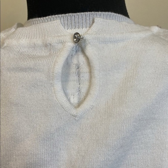 Roz & Ali Women’s White Sweater Size Small - Picture 11 of 12